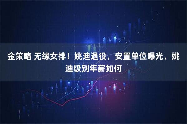 金策略 无缘女排！姚迪退役，安置单位曝光，姚迪级别年薪如何