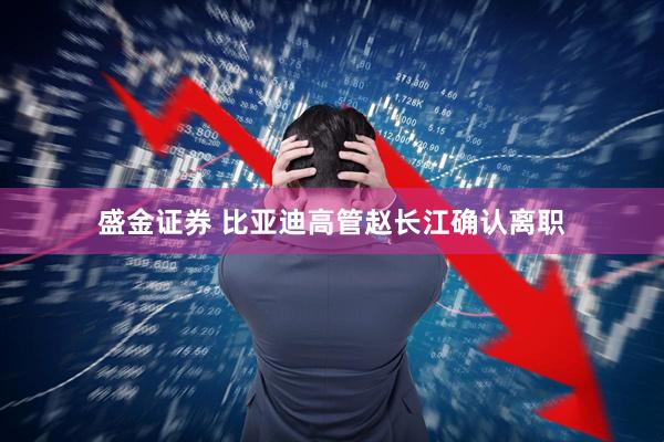 盛金证券 比亚迪高管赵长江确认离职